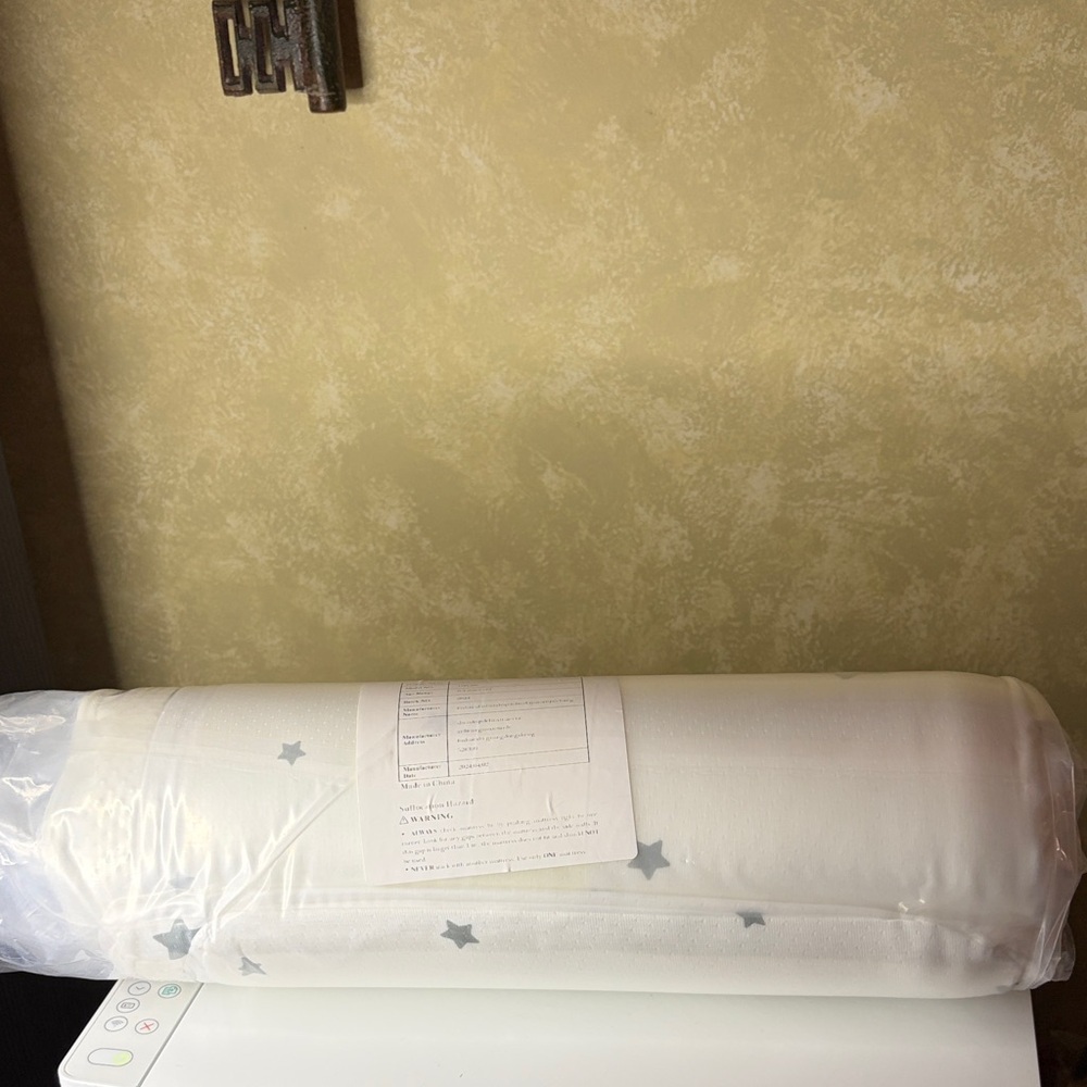 White and Gray Star Baby Crawling Mat